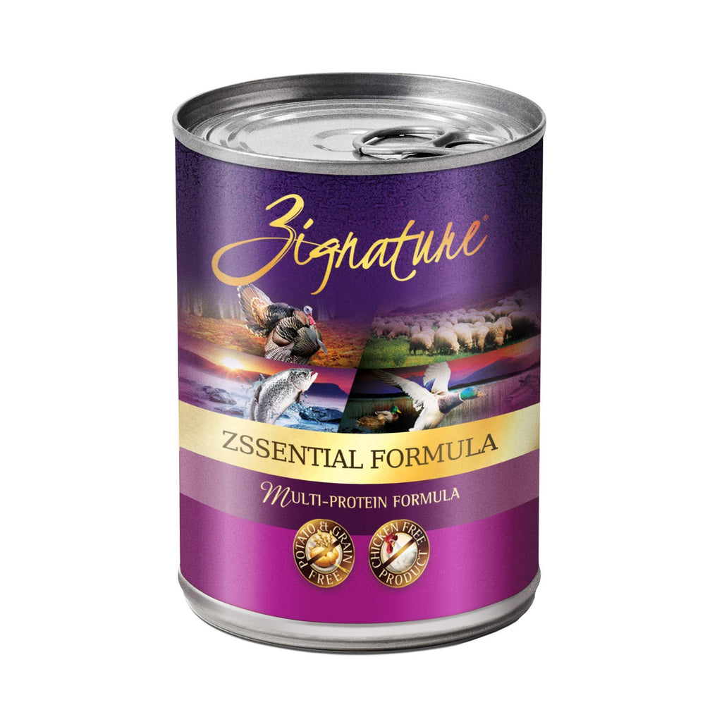 Zignature Zssentials lata 13oz con textura húmeda para ayudar a la hidratación diaria