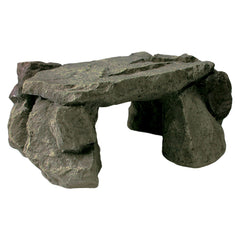 Zilla plataforma de sol en roca de piedra lutita para tomar el sol.