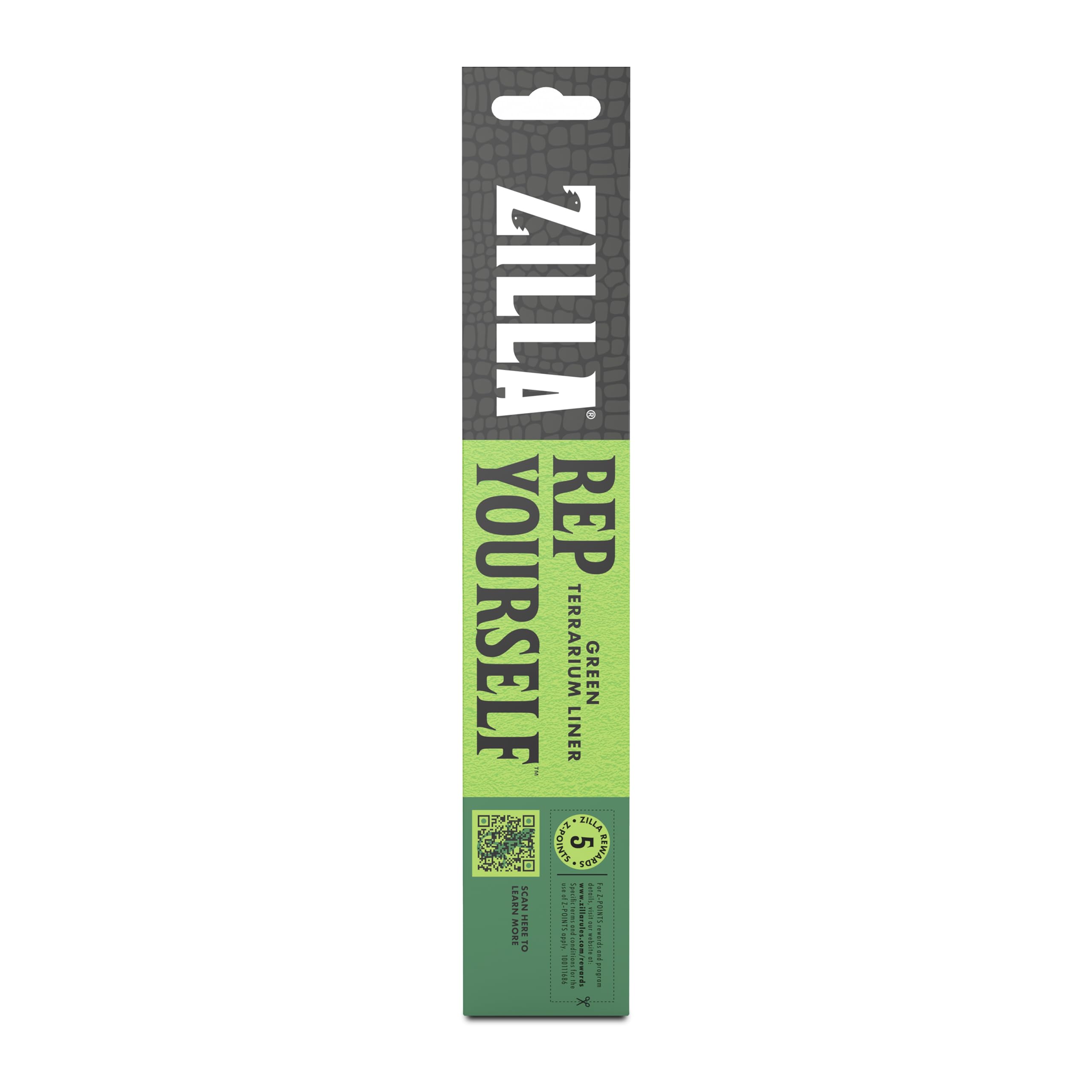 Zilla Terrario Liner en rollos verdes: variedad de tamaños disponibles