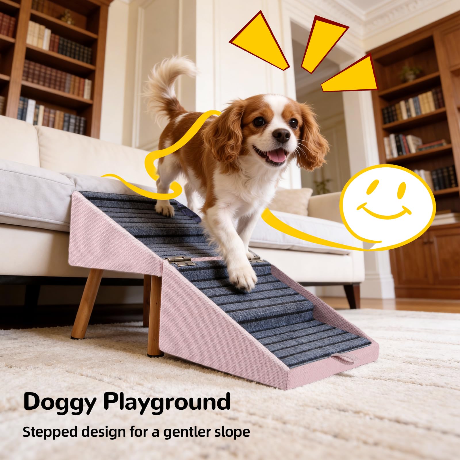 Ziluce escalera para perros pequeños, ideal para mascotas activas en casa