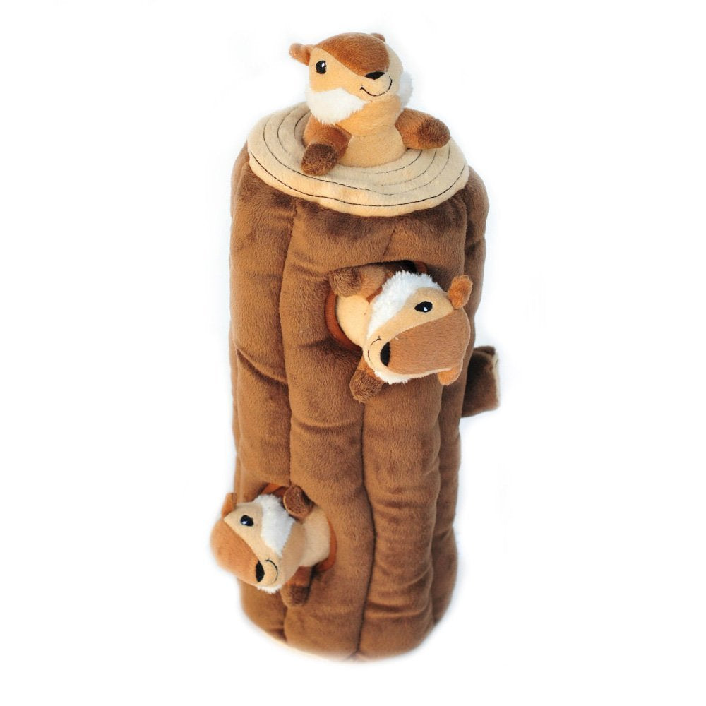 ZippyPaws Burrow interior rellenable, fomenta el juego de esconder y buscar