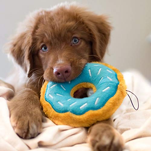 ZippyPaws Donutz ligero y duradero, perfecto para lanzar y recoger.