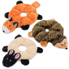 ZippyPaws Loopy Oveja: juguete suave sin relleno para juego interactivo