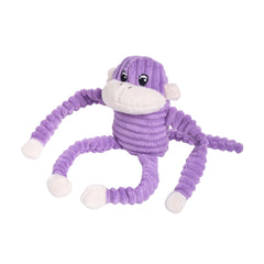 ZippyPaws Mono Crujiente Brazos Acanalados ofrece juego versátil para masticar y agitar