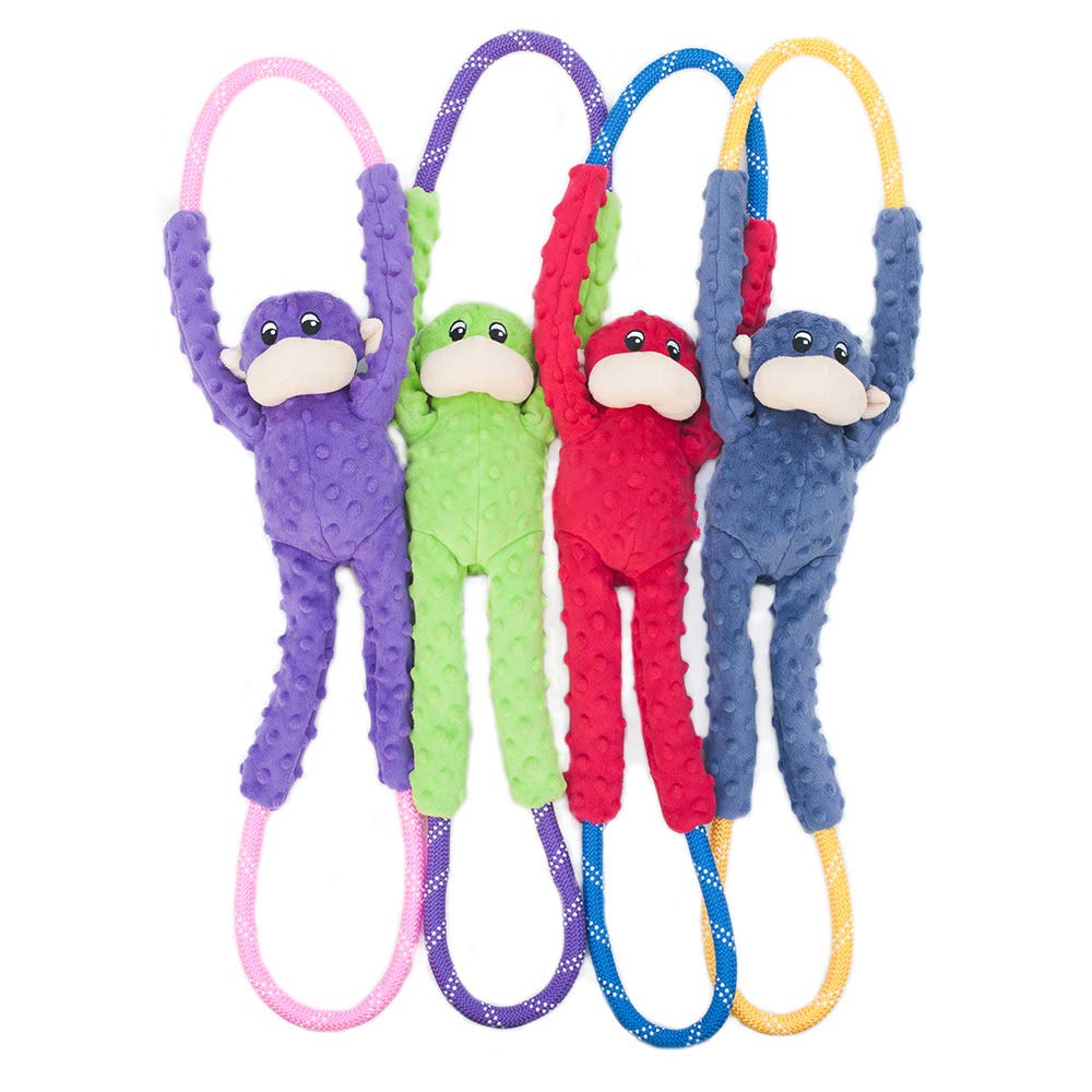 ZippyPaws RopeTugz: uso en casa o en el parque para juego interactivo