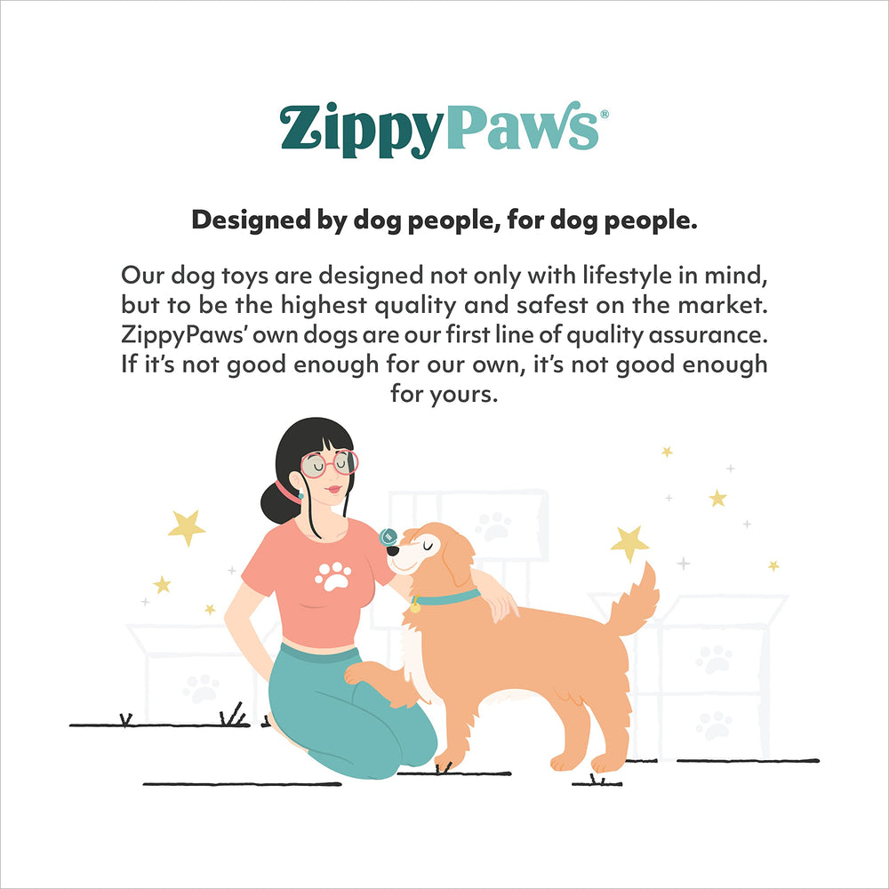 ZippyPaws Squeakie Crawler diez pulgadas para perros de todos los tamaños.