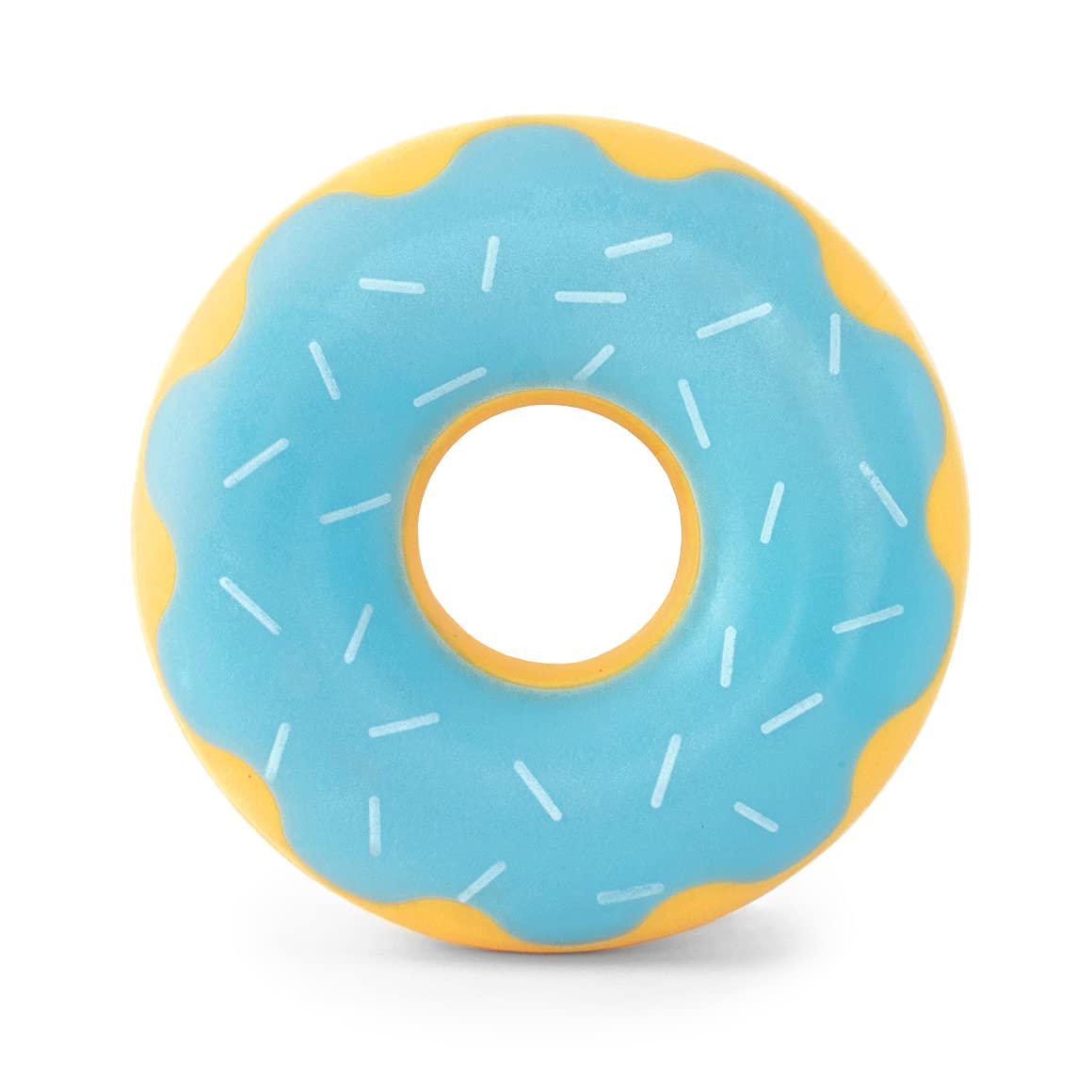 ZippyPaws ZippyTuff Donutz donut azul, mordedor duradero para masticar diario