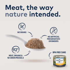 Ziwi Peak: ingredientes naturales para gatos, fórmula sin granos.