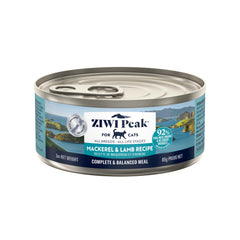 ZIWI Peak caballa y cordero en lata para gatos, sabor intenso y proteína de calidad