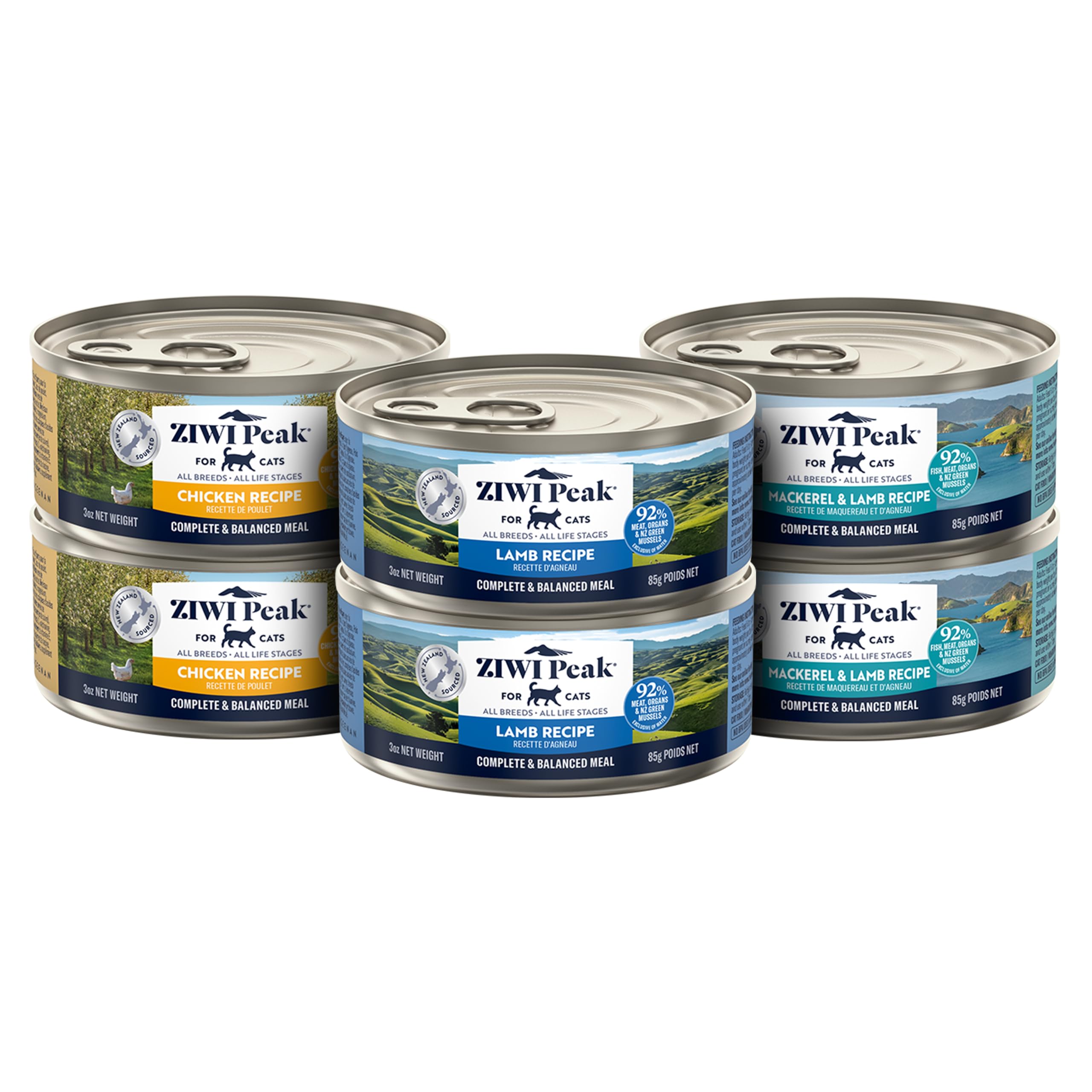 ZIWI Peak, lata húmeda de pollo, ideal para una comida sabrosa y completa.
