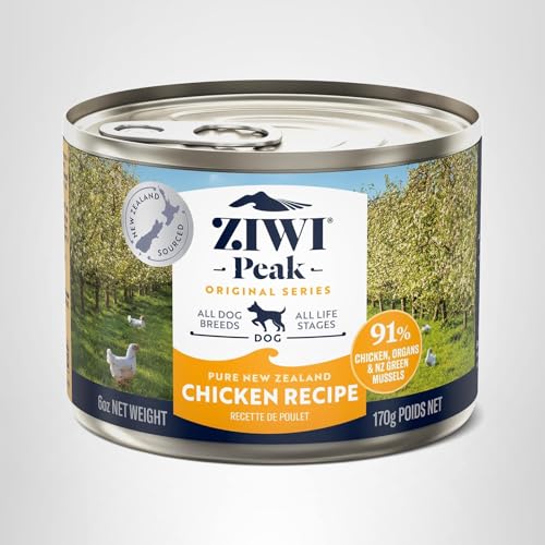 ZIWI Peak Lata plato servido, experiencia premium para perros exigentes.