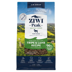 ZIWI Peak tripa verde y cordero, trozos crujientes que apoyan la digestión natural de perros