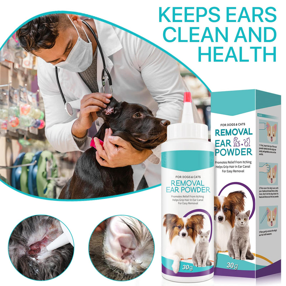 ZIXAOK producto para oídos de perros, higiene diaria de orejas.