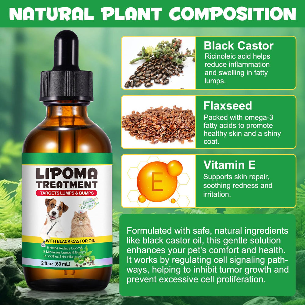 ZIXBMHYJ fórmula natural con aceite de ricino linaza vitamina E para la piel
