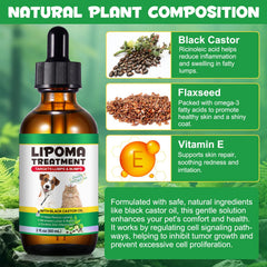ZIXBMHYJ fórmula natural con aceite de ricino linaza vitamina E para la piel