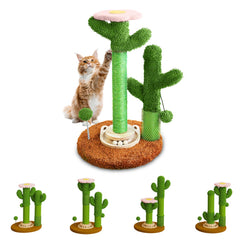 Rascador cactus ZLAFM de 42 pulgadas para trepar y rascar en interiores