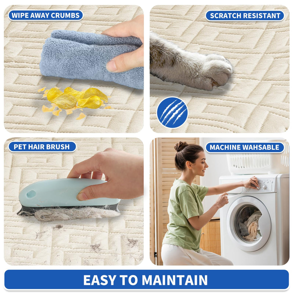 Manta ZNSAYOTX lavable, fácil de limpiar y mantener