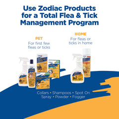 Zodiac Spot On Plus: gato protegido en casa, reducción de garrapatas y mosquitos.
