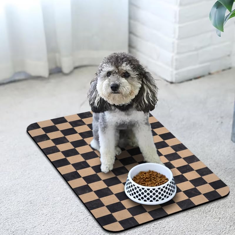 Zoeeya, tamaño 12x20 pulgadas ideal para cuencos de perros