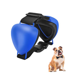 ZOHAN protector auditivo para perros, azul, tamaño M, protegiendo contra ruidos fuertes.