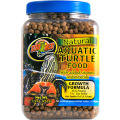 Zoo Med Alimento para tortugas acuáticas en pellets flotantes, ideal para dieta balanceada
