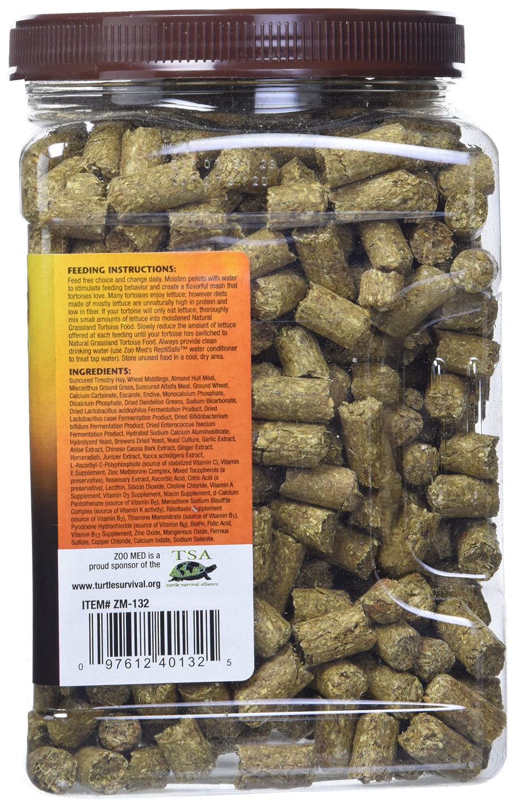 Zoo Med Alimento tortugas yuca e ingredientes nutritivos para la dieta