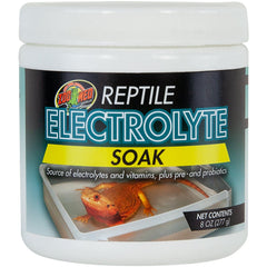 Zoo Med Baño de Electrolitos, botella para reptiles, favorece la hidratación diaria.