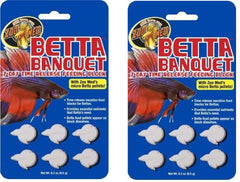 Zoo Med Betta Banquet Bloques: alimentación lenta para bettas, ideal para viajes breves