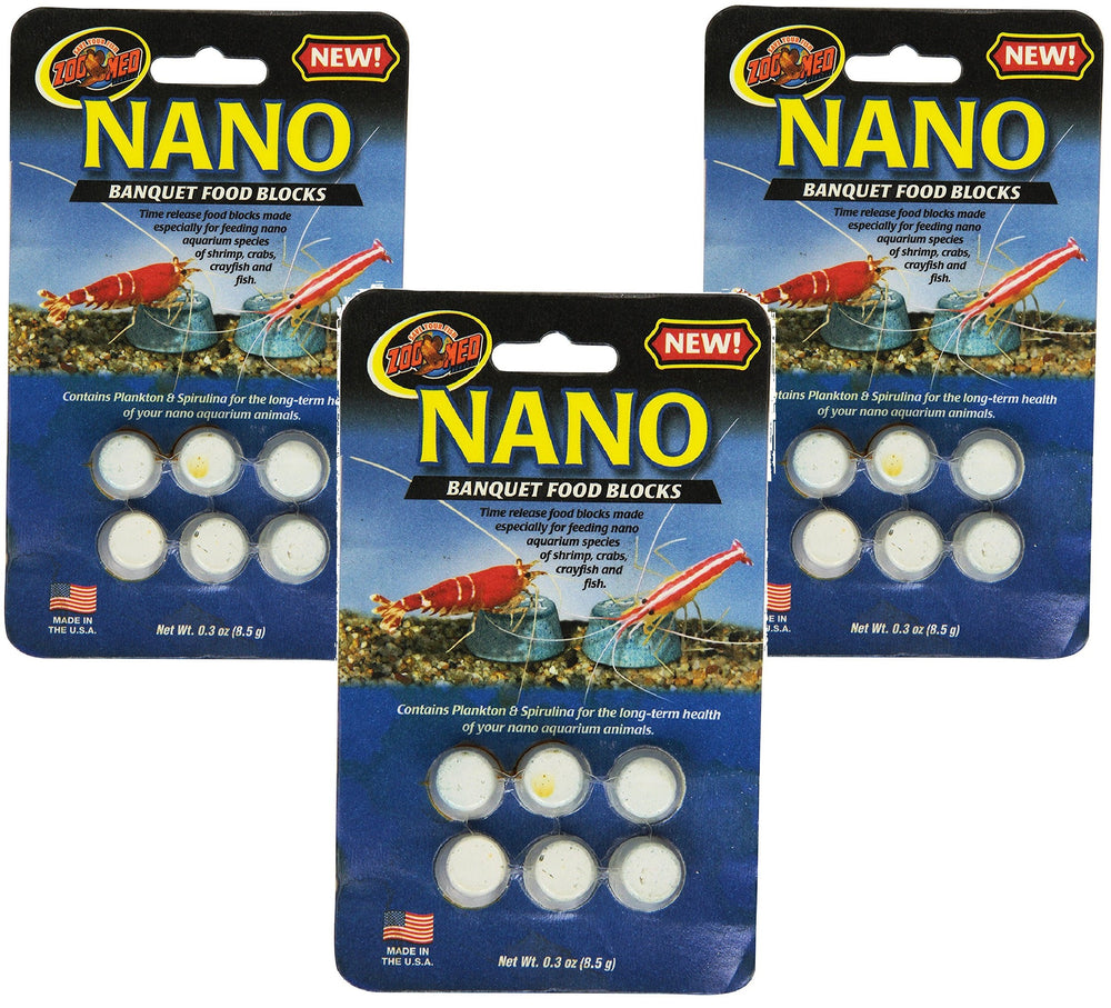 Zoo Med bloque de alimento nano con liberación gradual para crustáceos y peces.