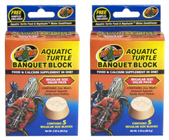 Zoo Med bloque banquete tortuga acuática: nutrición y entretenimiento para un caparazón saludable.