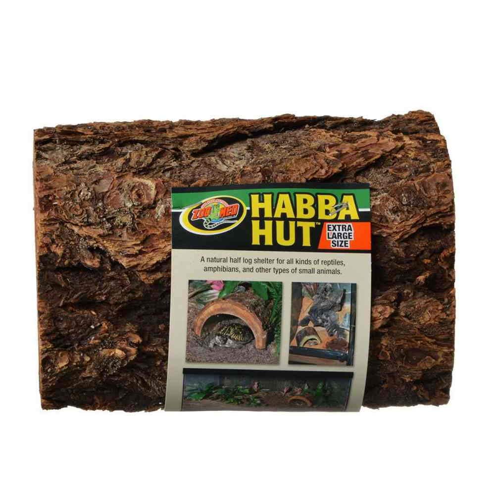 Zoo Med Habba Hut con humedad, microclima cómodo para reptiles.