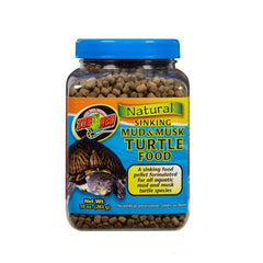 Zoo Med Mud & Musk, alimento hundido para tortugas acuáticas, ideal para alimentación diaria.