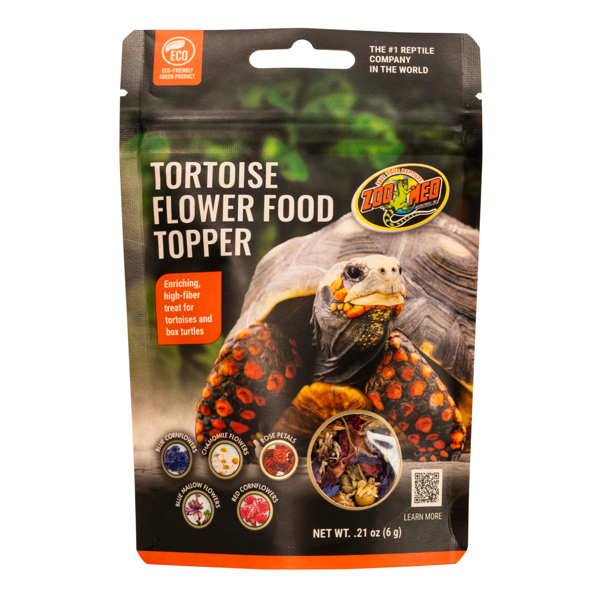 Zoo Med tortuga flor-topper: complemento de fibra para la dieta de tortugas.