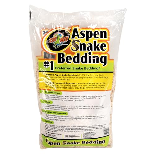 Zoo Med Aspen: absorbencia alta para mantener el sustrato seco.