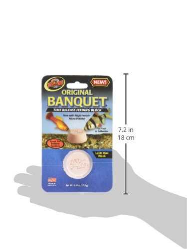 Zoo Med Original Banquet ideal para alimentación diaria de peces problemáticos
