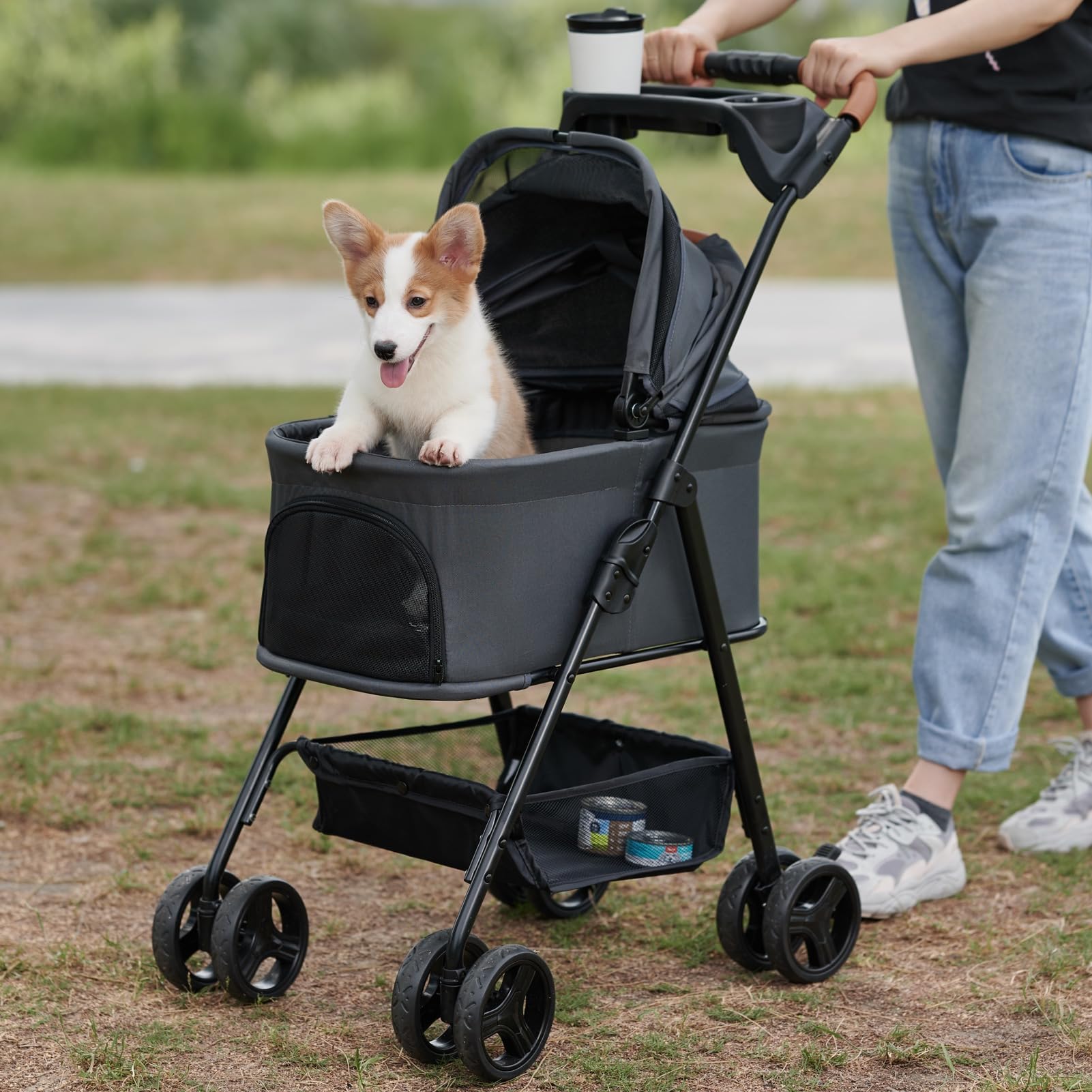 Zoosky 3 en 1: paseador para mascotas, ideal para paseos diarios