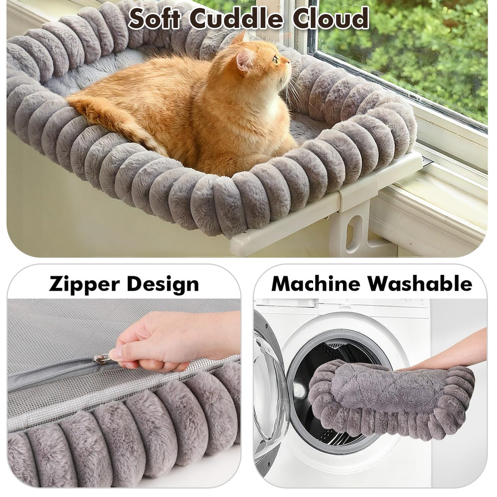 Cremallera lavable de Zoratoo Cloud-Cuddle para limpieza rápida.