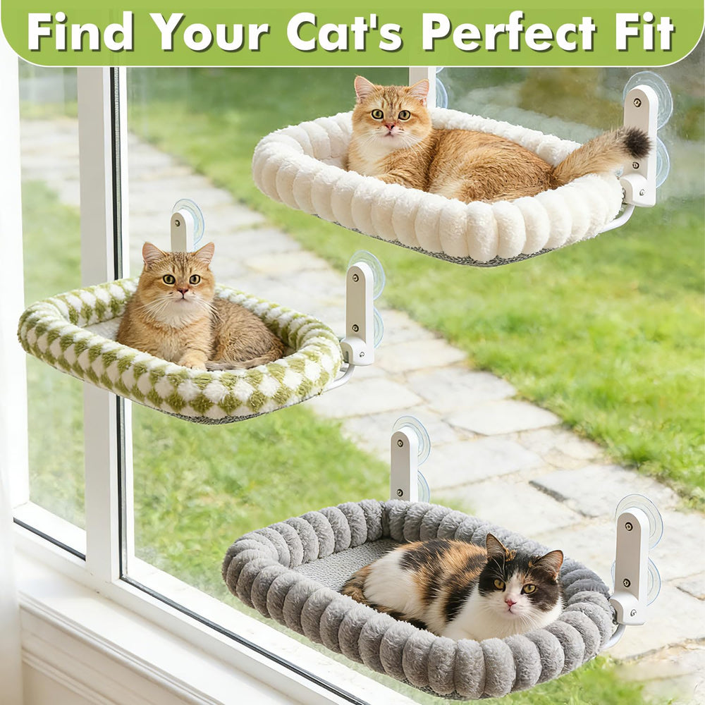 Zoratoo hamaca-ventana-gato-capacidad-40-libras admite varias mascotas