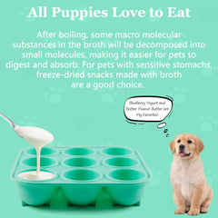 Molde de silicona para perros, nueve porciones aptas para alimento seguro