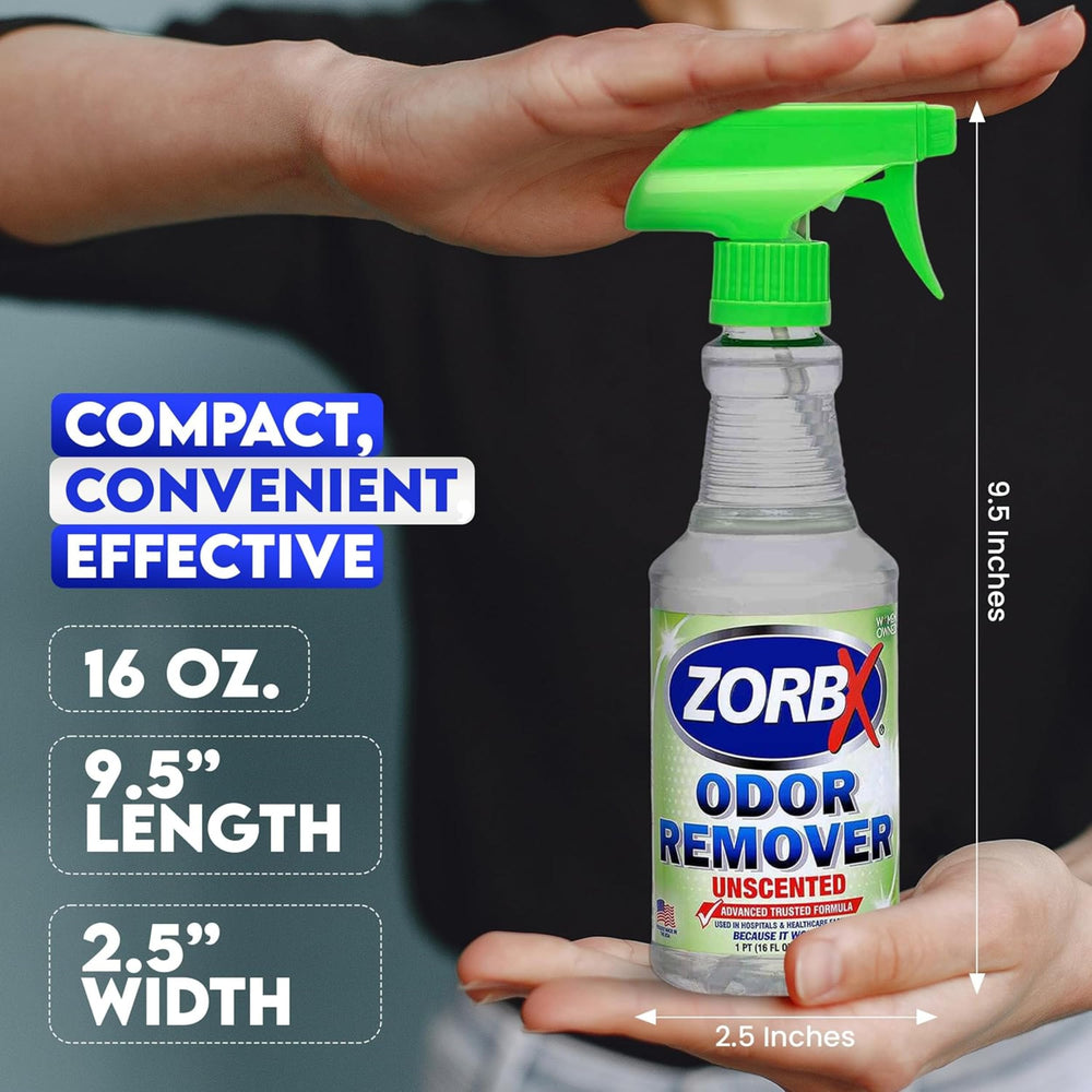 ZORBX Eliminador de Olores para entornos clínicos, ayuda a espacios limpios.