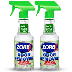 ZORBX eliminador de olores sin fragancia en botella de 16 oz para uso diario
