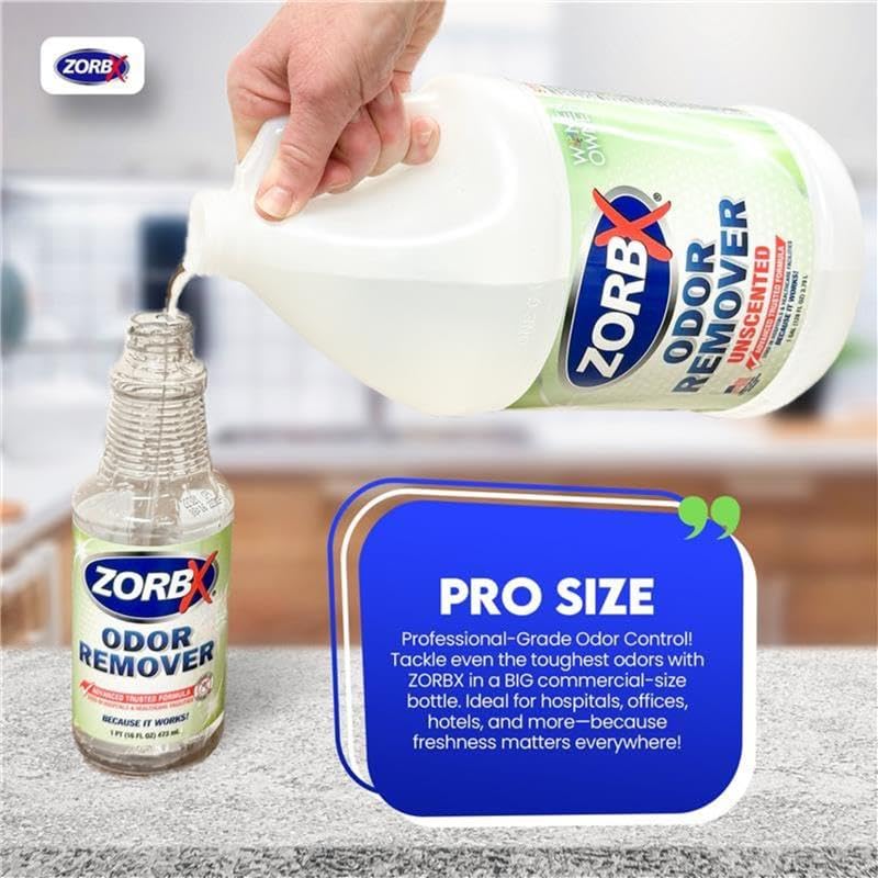 ZORBX Eliminador para cocina, neutraliza olores sin fragancia