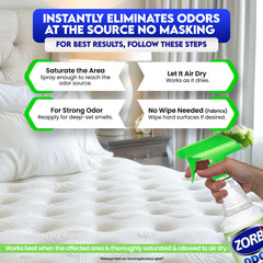 ZORBX eliminador de olores sin fragancia en coche, elimina olores sin perfume.