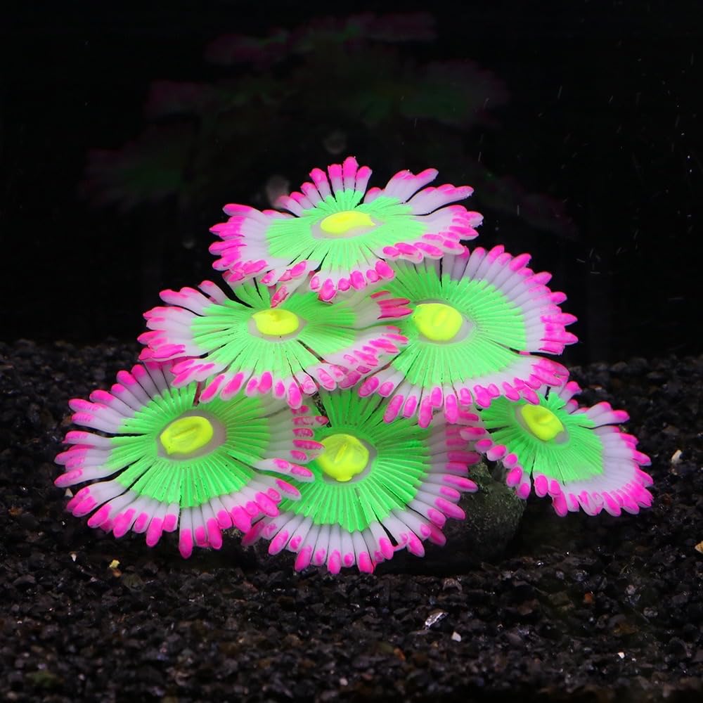 ztohpyo plantas acuario neon azul para un paisaje submarino vibrante