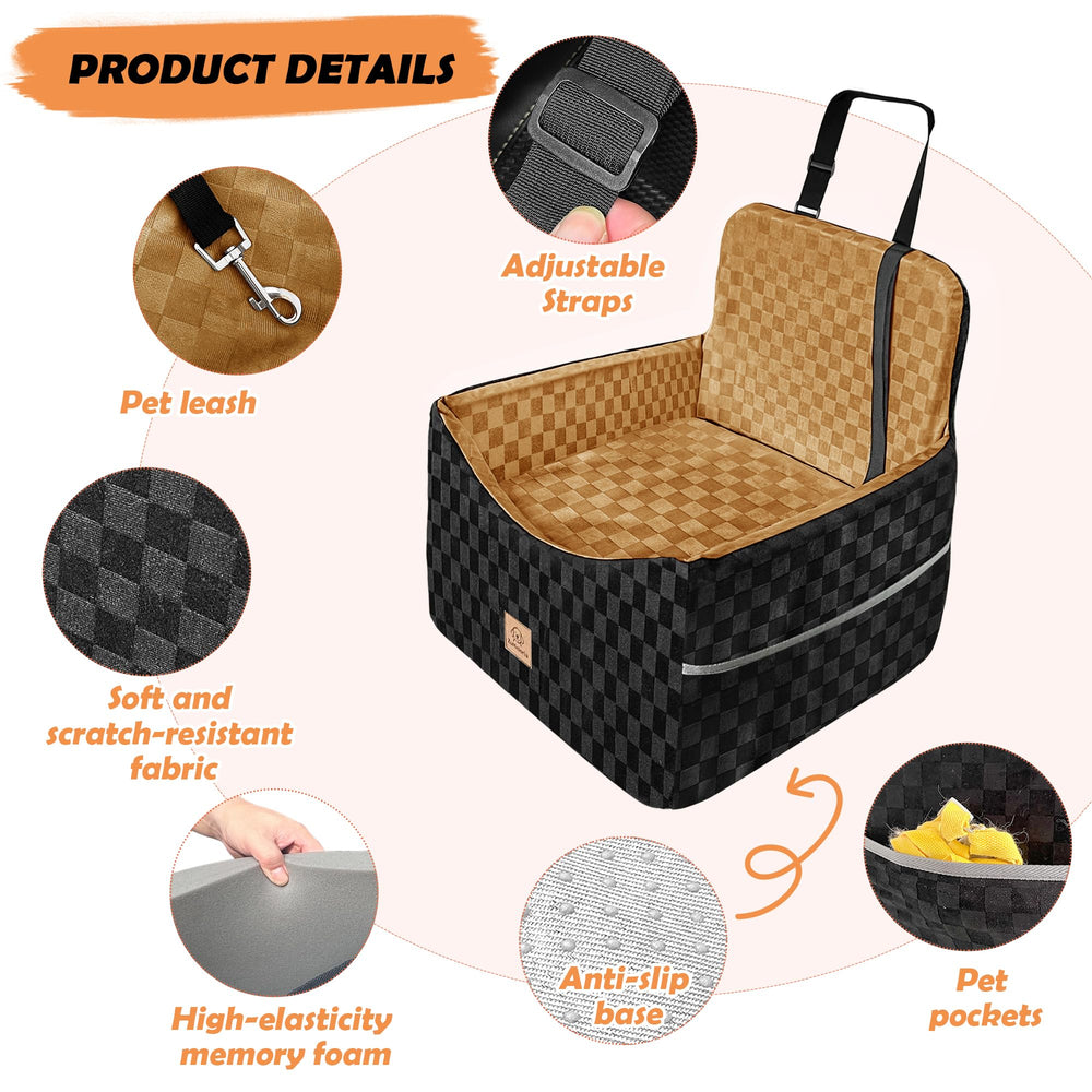 Zuffeloria funda lavable del asiento para perro para limpieza fácil