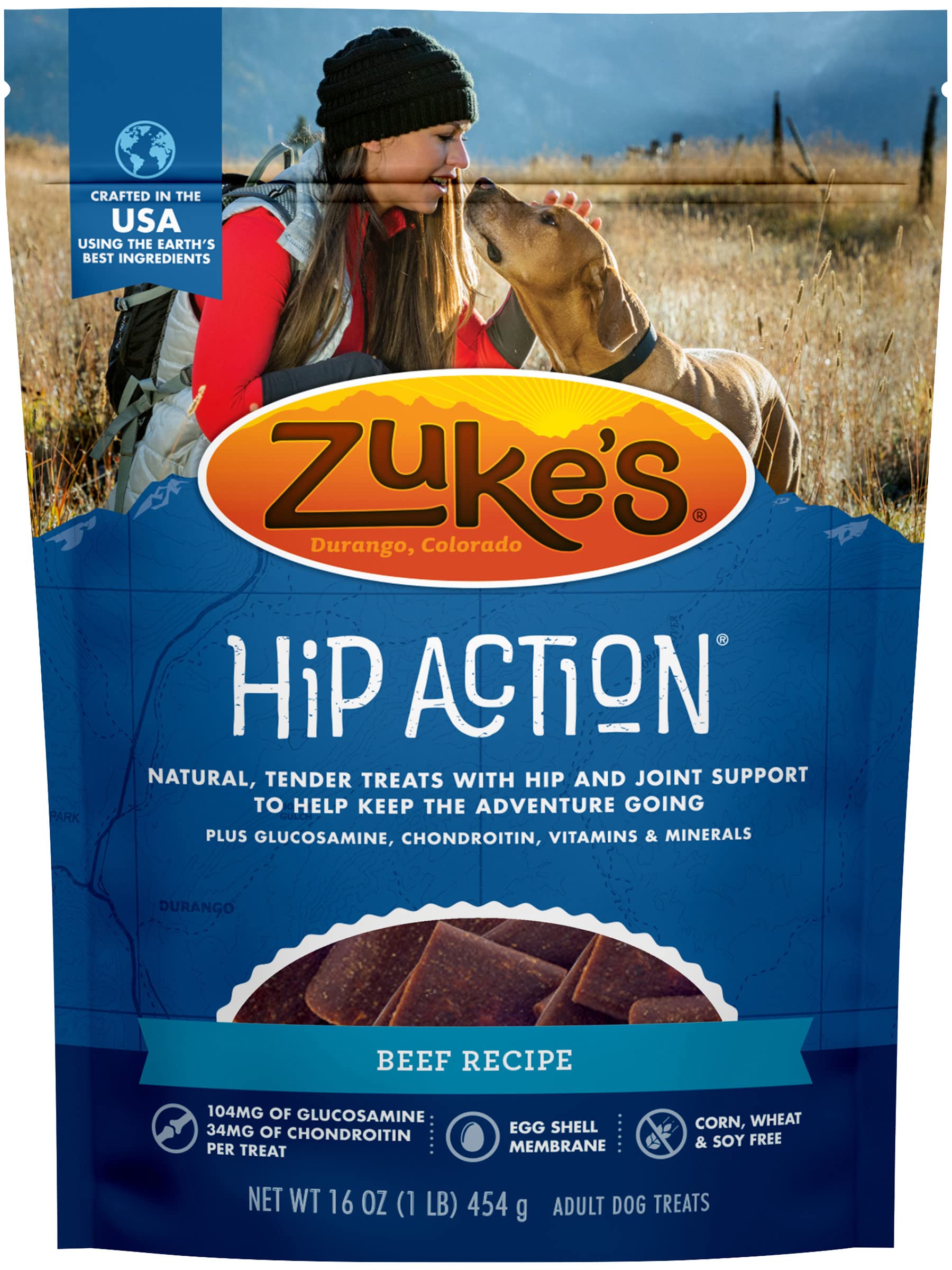 Zuke's Hip Action paquete de 4, 16 onzas, ideal para meriendas diarias