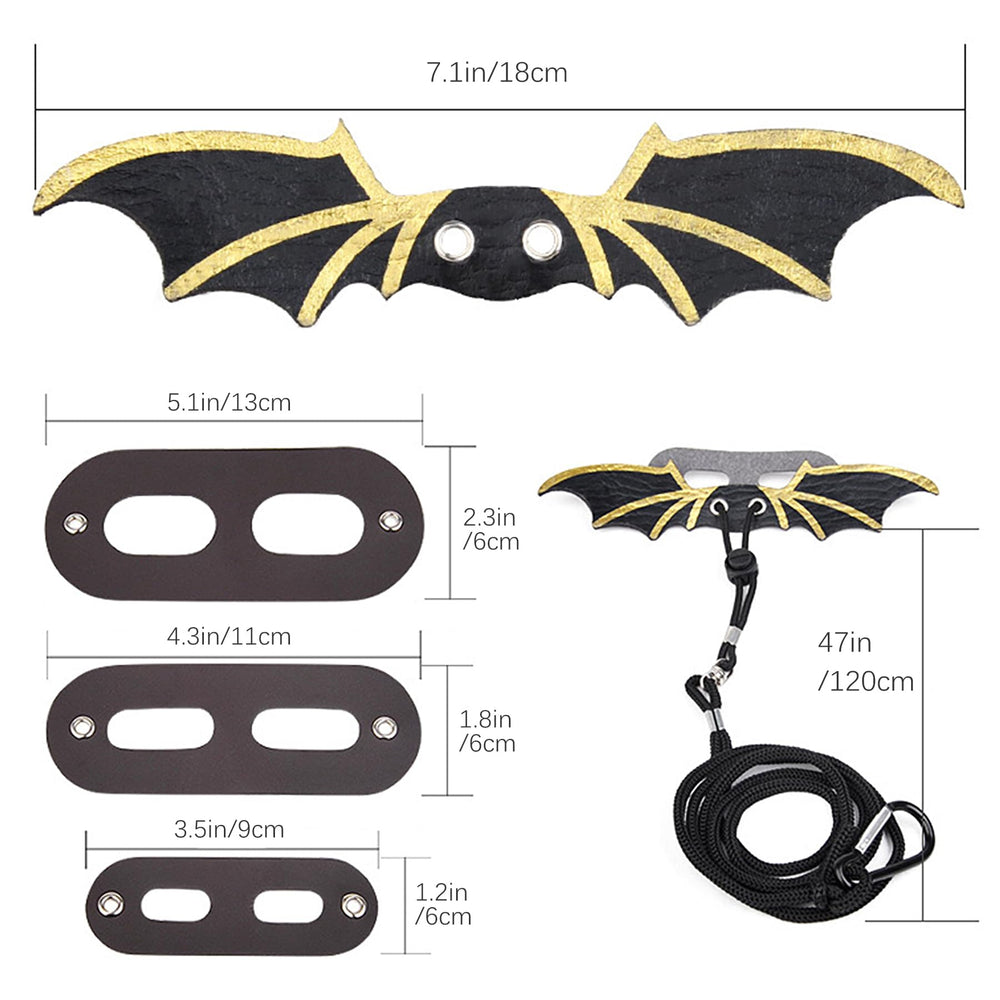 ZukoCert arnés ajustable para dragón barbudo con tallas compatibles.