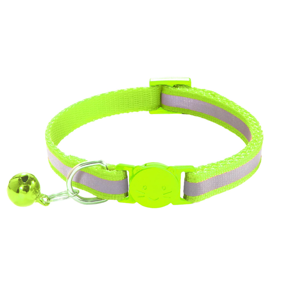 Collar Zulinlong hebilla con cara de gato para comodidad diaria.