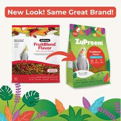 ZuPreem FruitBlend: dieta para aves medianas, base nutricional estable