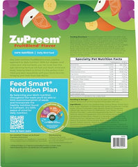 ZuPreem FruitBlend sabor-fruta-natural para mantener energía y curiosidad